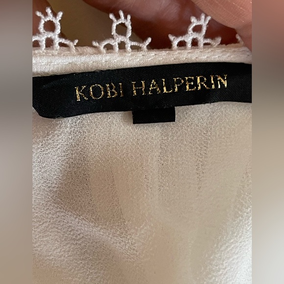 Kobi Halperin Daniela Lace Silk Blouse in size small - Picture 11 of 13